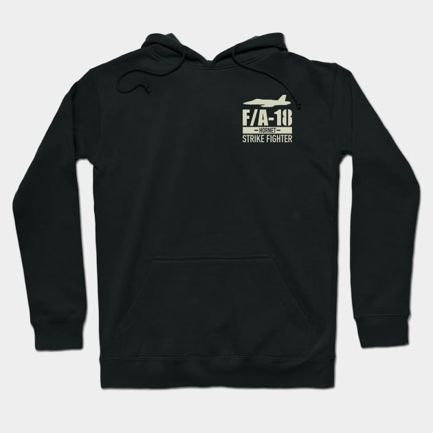 F/A-18 Hornet (Small logo) Hoodie by TCP